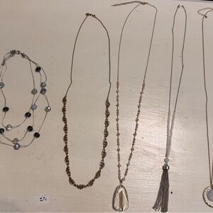 Women’s Gold-Tone Beaded Pendant Necklace - Gold